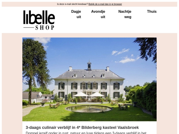 Dompel jezelf voordelig onder in rust, natuur en luxe