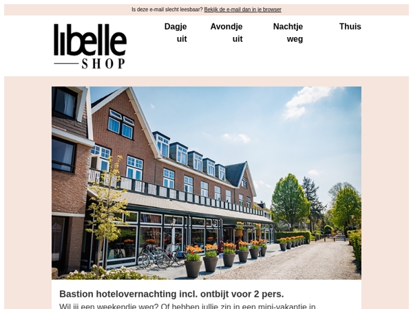 Ga er extra voordelig echt even tussenuit bij Bastion