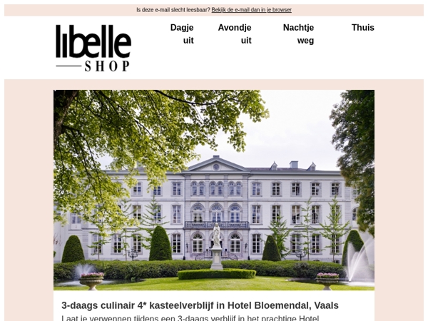 Laat je verwennen in het prachtige Hotel Bloemendal