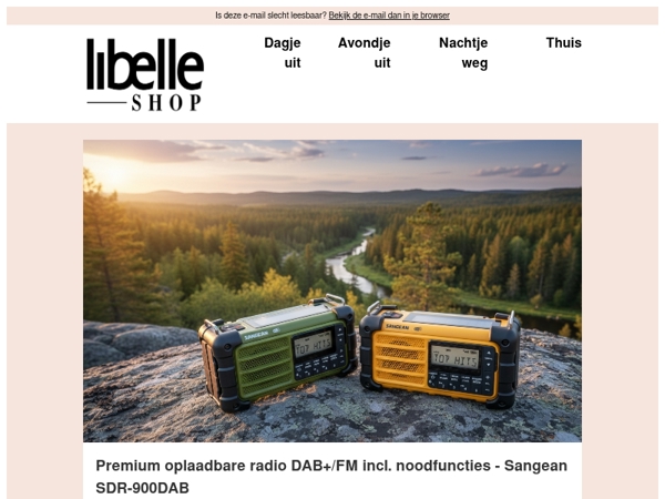 Eén radio, altijd voorbereid