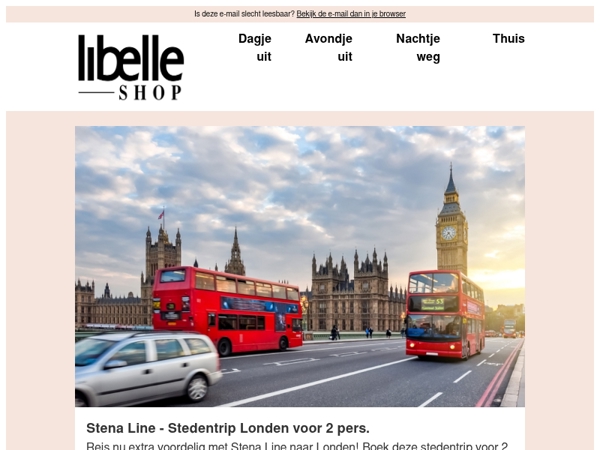 Reis extra voordelig naar Londen