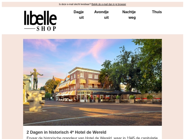 Ervaar de historische grandeur van Hotel de Wereld