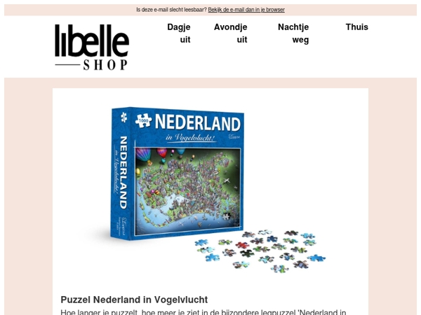 Ga helemaal op in een mooie legpuzzel