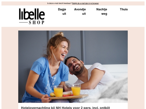 Kom samen lekker tot rust in een NH hotel