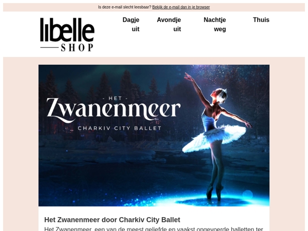 Mis dit wereldberoemde ballet niet