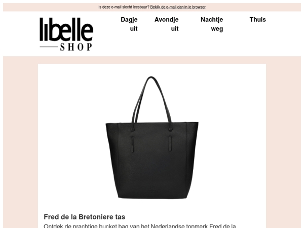 Ontdek de stijlvolle tas van Fred de la Bretoniere