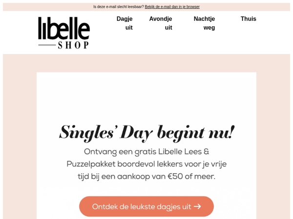 Alleen vandaag! Singles' Day