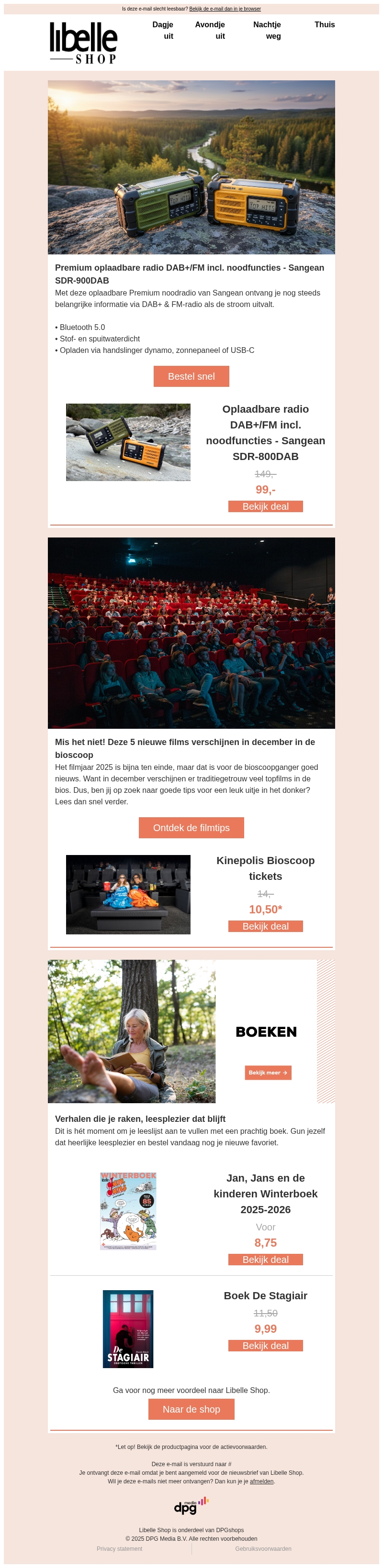 Wees voorbereid op iedere situatie met onze oplaadbare radio's Wees voorbereid op iedere situatie met onze oplaadbare radio's