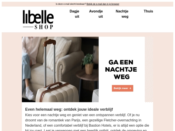 Nachtjes weg: Ontsnap met korting