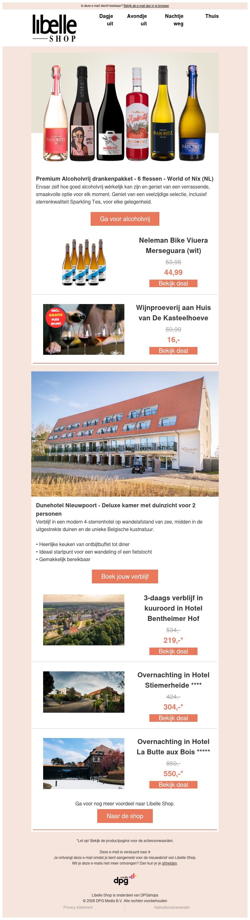 Probeer onze uitgebreide selectie alcoholvrije dranken Probeer onze uitgebreide selectie alcoholvrije dranken