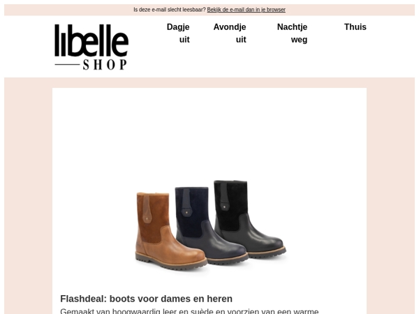 Tijdelijke aanbieding: stijlvolle laarzen