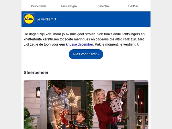 Ho ho ho, Kerst wordt gezellig met Lidl! 🎄