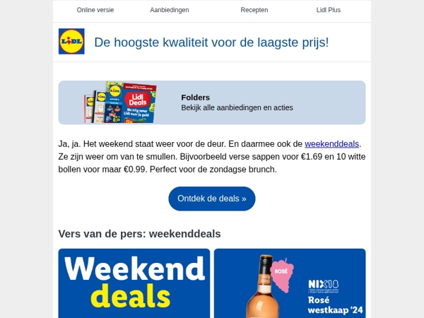 Weekenddeals: grootse producten, kleine prijsjes