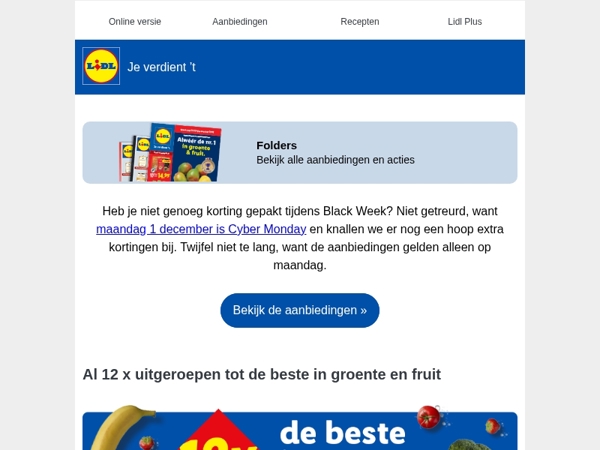 Cyber Monday komt eraan… en je winkelwagen roept 👀 🛒