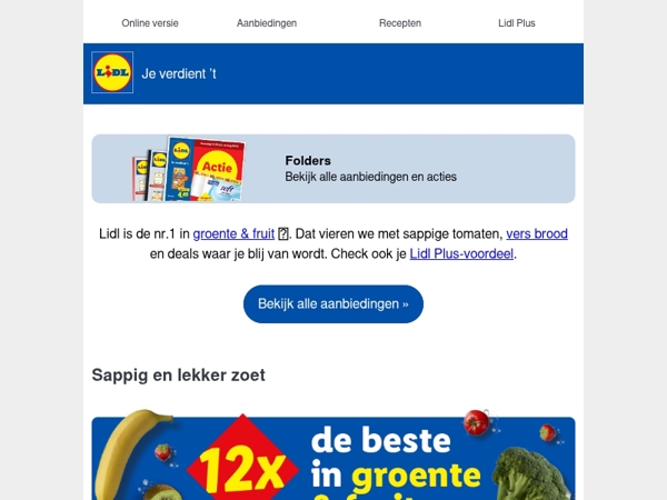 Scoor je wekelijkse dosis groente & fruit 🥇