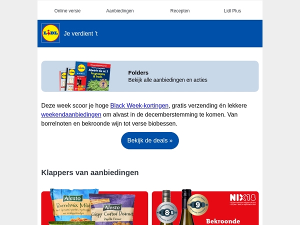 Scoor tot 70% korting met deze Black Week-deals