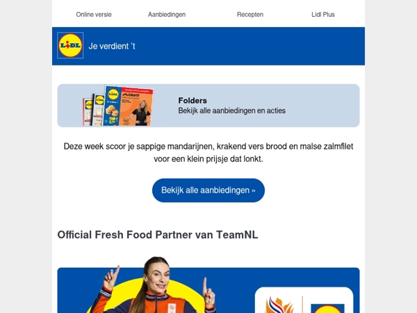 Een nieuwe folder vol superrrrrrr weekdeals