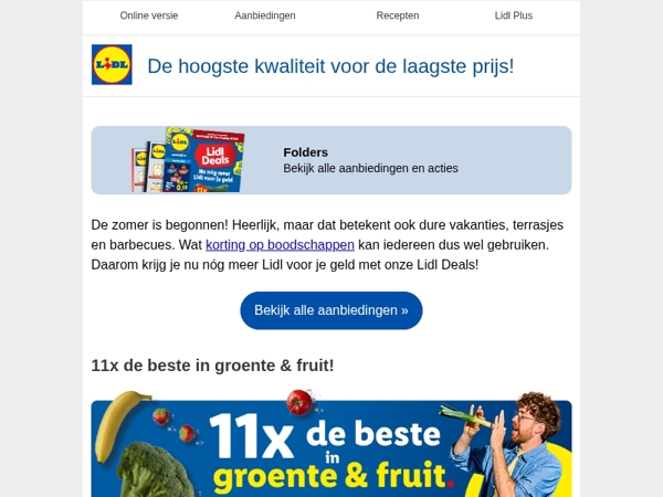 Lidl Deals: volle tas, volle portemonnee