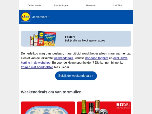 Weekendvoordeel & warme wintertips. Je verdient 't.