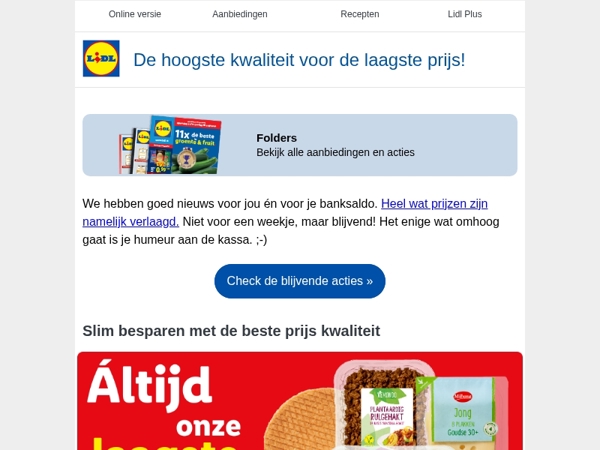 Winkel slimmer: blijvend lage prijzen