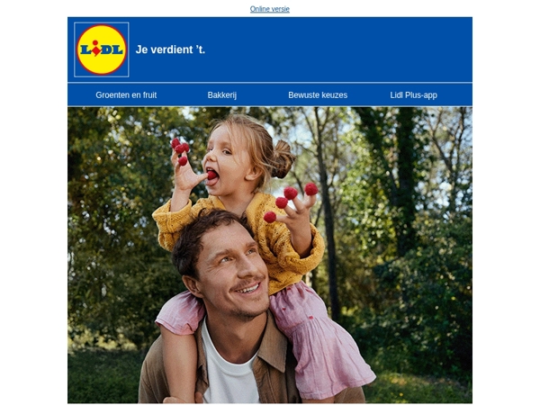 Elke dag het beste. Je verdient ’t.