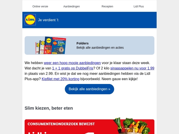 Verfrissende deal: 1 + 1 gratis op DubbelFris