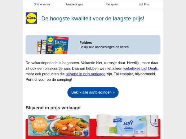 Nóg meer producten blijvend in prijs verlaagd