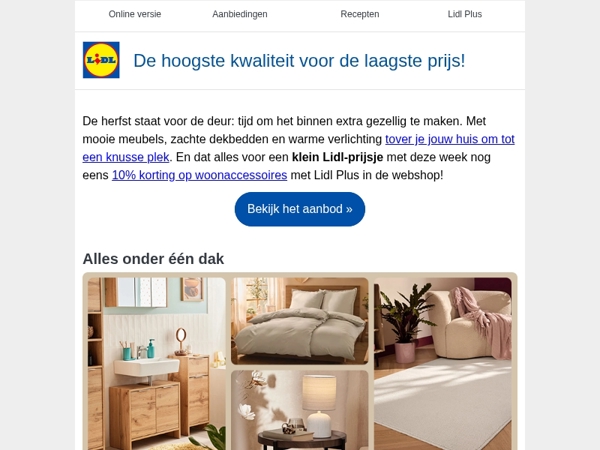 Shop alles voor een knus huis