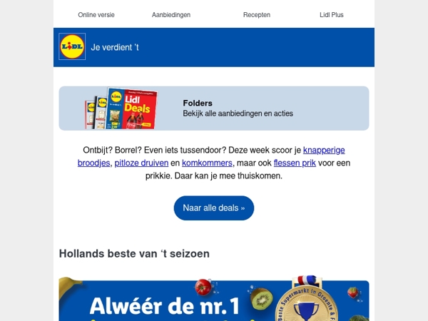 Lidl Deals zijn er weer! 🥒 🍇