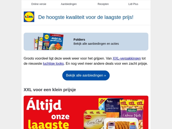 Deze week heel veel XXL deals