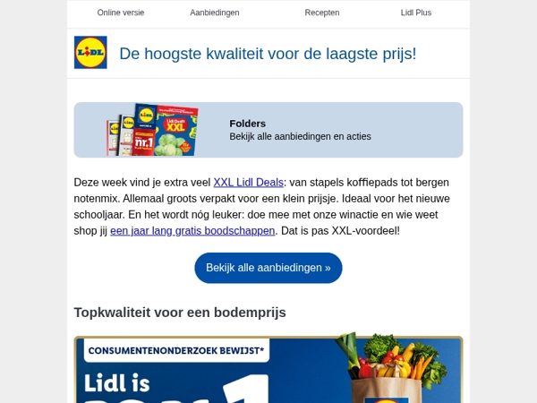 Heel veel XXL deals deze week!