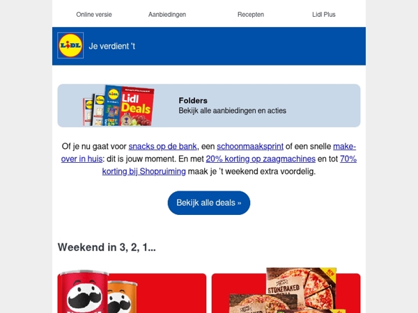 Nog maar even Shopruiming: tot -70% in de webshop