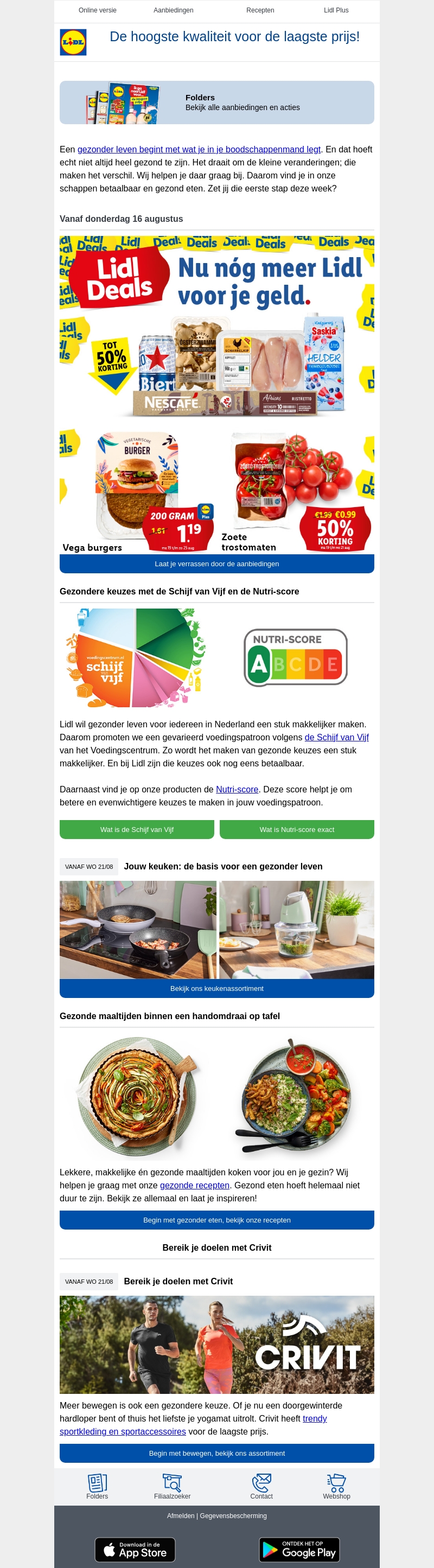 Een gezonder leven voor iedereen Een gezonder leven voor iedereen