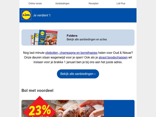 Zet de oliebollen en bubbels maar klaar!