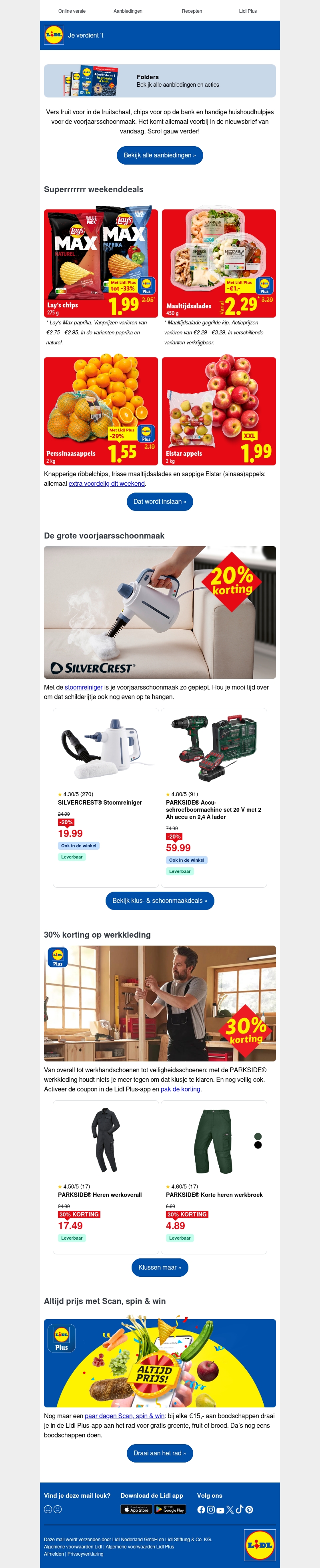 Altijd prijs met Scan, spin en win Altijd prijs met Scan, spin en win