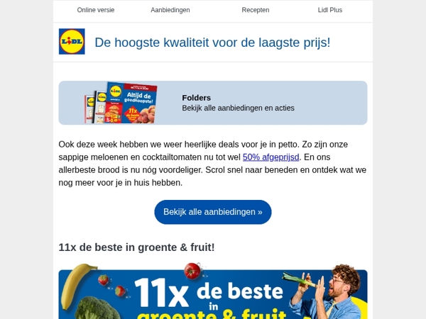 De week goed starten met onze deals