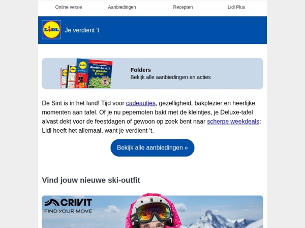 Scoor je sintcadeaus & ski-outfits