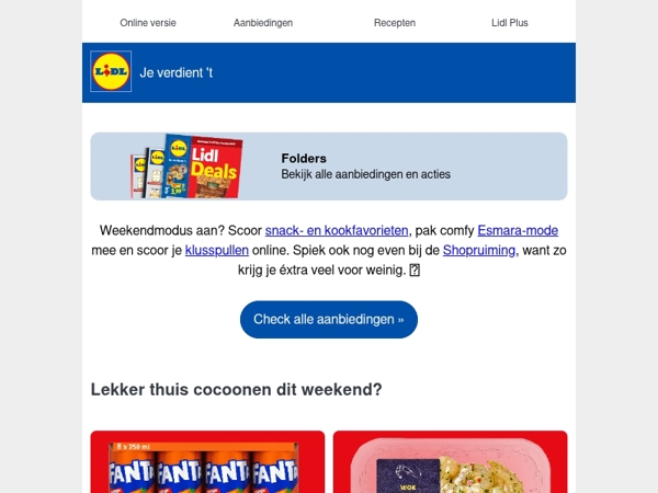 Superrrrrrrr weekenddeals zijn er weer!