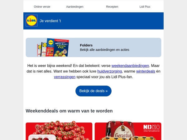 25% korting op truien en vesten