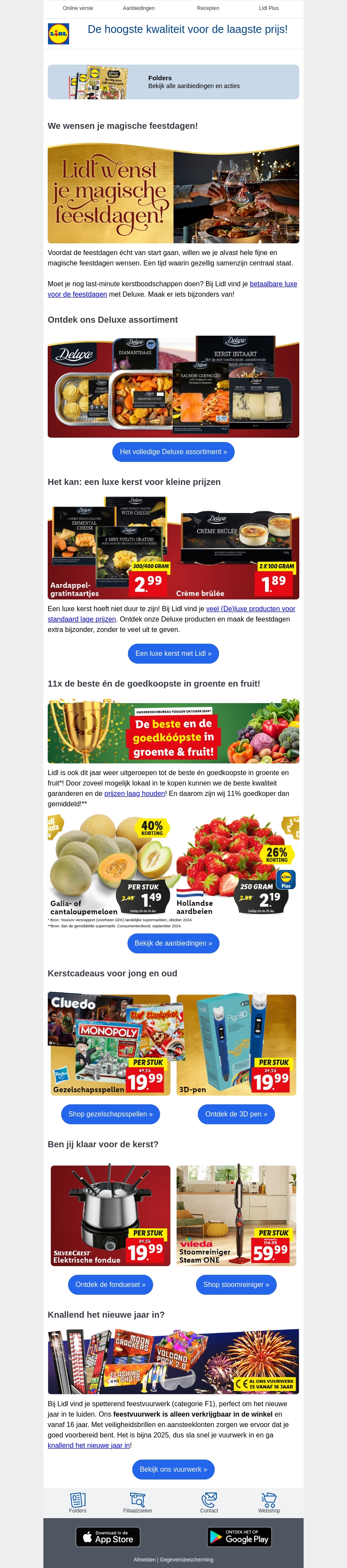 We wensen je magische feestdagen! We wensen je magische feestdagen!