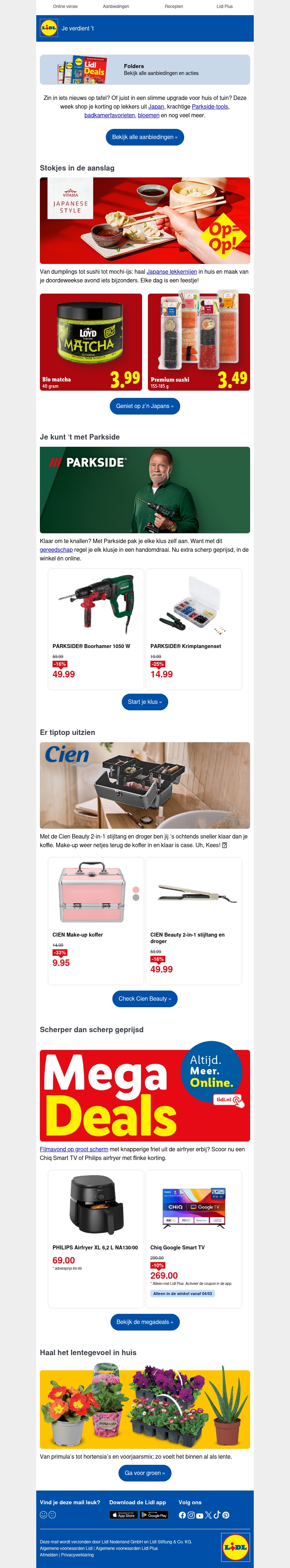 Megadeals: van smart tv tot airfryer Megadeals: van smart tv tot airfryer