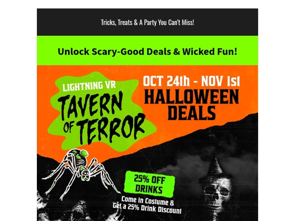 🎃 Spooky Savings & A Halloween Party You Can’t Miss!