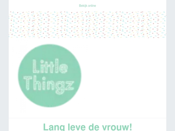 Hoera aan alle vrouwen 💚 