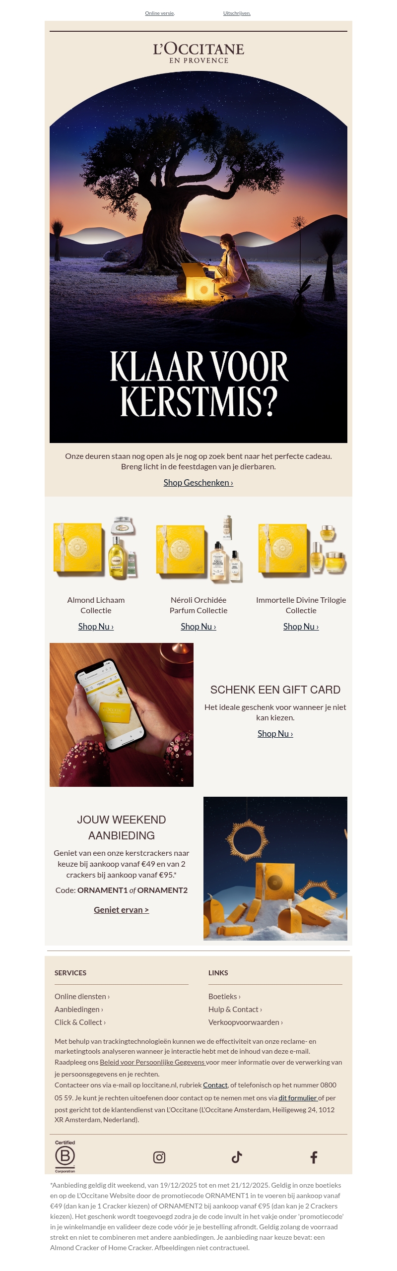 Ben je klaar voor de feesten? Ben je klaar voor de feesten?