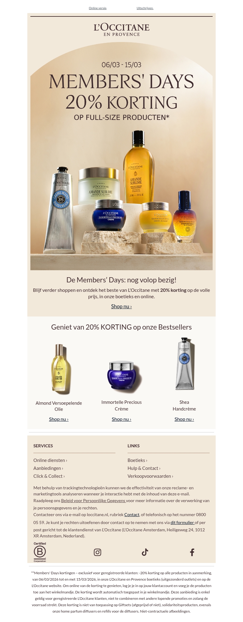 Shop verder en geniet van onze voordelen Shop verder en geniet van onze voordelen