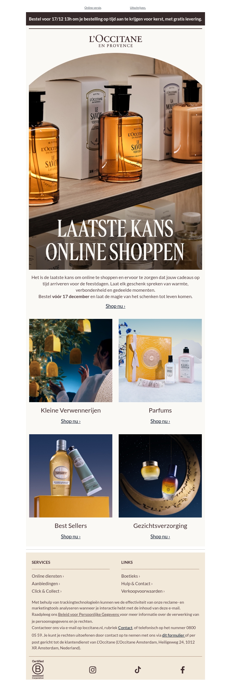 Kerstgeschenken gratis geleverd Kerstgeschenken gratis geleverd