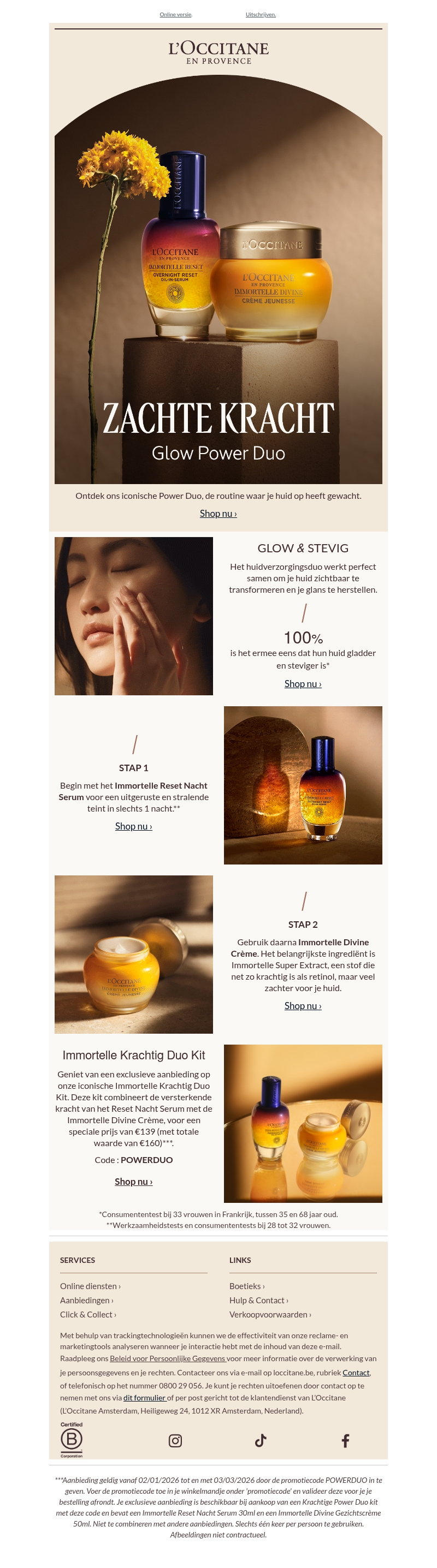 De kracht van Immortelle voor glans De kracht van Immortelle voor glans