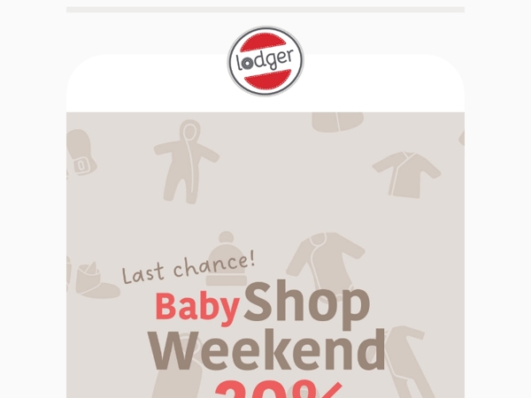 Last chance: -20% eindigt vanavond!