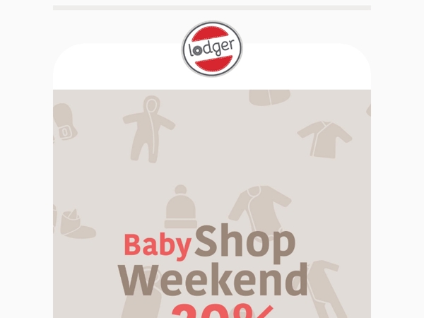 Baby Shop Weekend = -20% op alles!