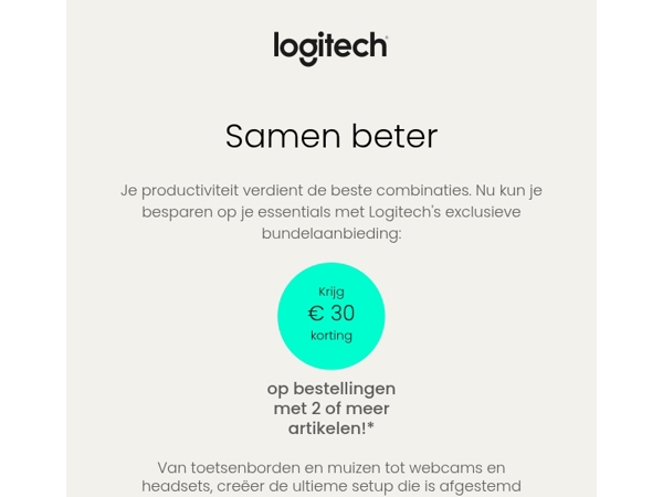 Laatste kans: Bespaar vandaag nog € 30!